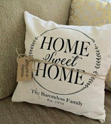 Oreiller "Home sweet home"