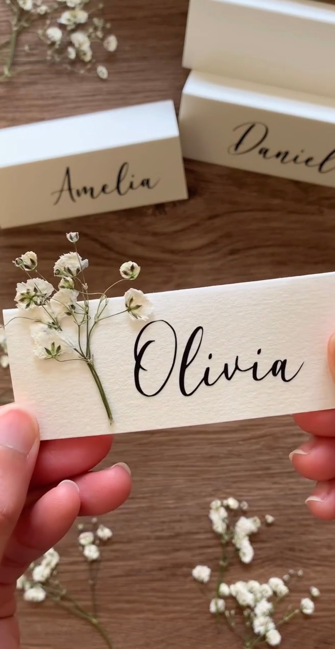 Étiquette prénom- Plan de table 🍽️