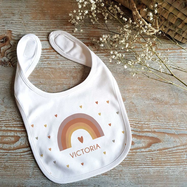 Bavoir bébé- Modèle arc en ciel 🌈