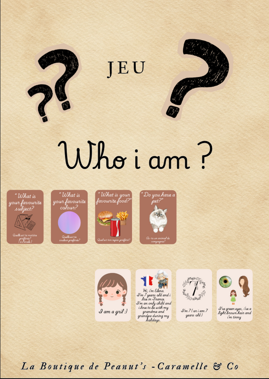 Memory de présentation : « Who I am? »