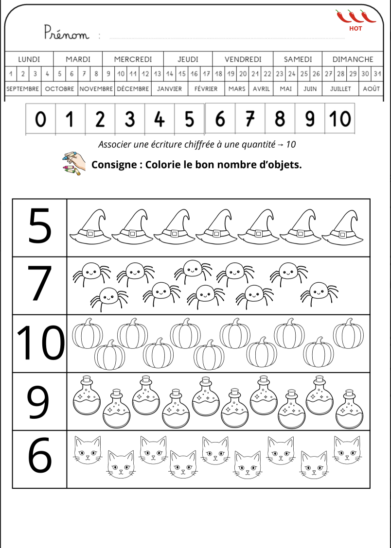 Livret Anglais- Numbers