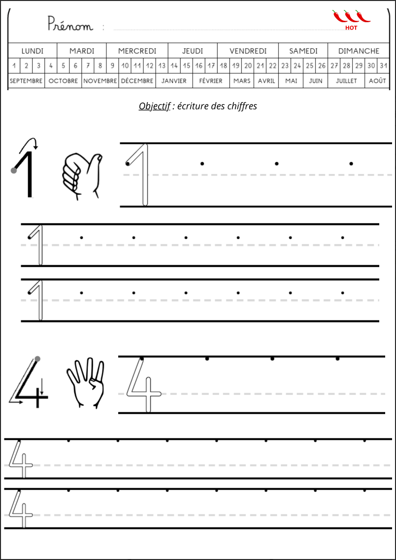 Livret Anglais- Numbers