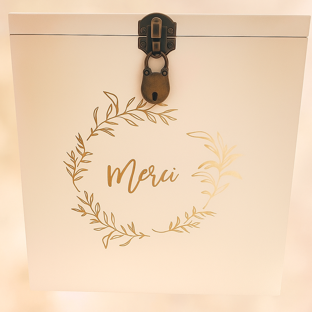 Urne papier " Merci " 📨