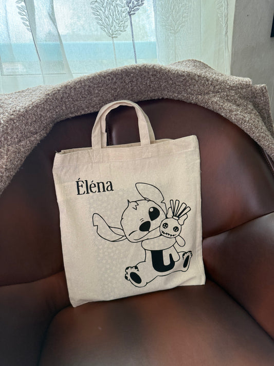 Tote bag- modèle Stitch