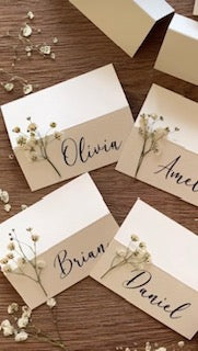 Étiquette prénom- Plan de table 🍽️